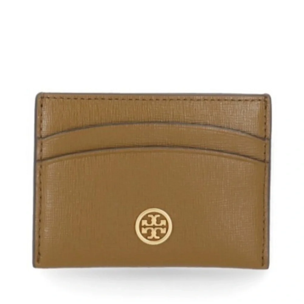TORY BURCH• ROBINSON CARD CASE BISTRO BROWN